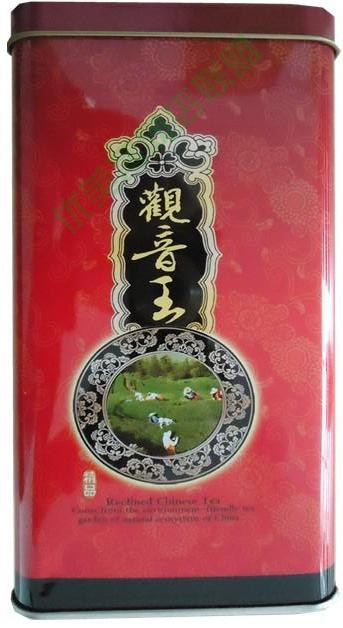 2011年新茶安溪铁观音品味人生红色铁罐装