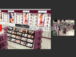 化妆品展柜8 展示柜首选上海遥海专业展示柜设计制作