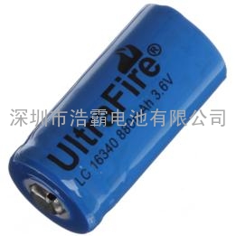 神火CR123A可充电池工业装3.6V 880mAh