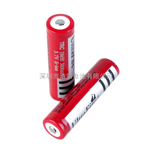 神火18650充电电池3.6V 3000mAh