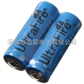 神火17500柱锂离子充电电池3.6V 1300mAh