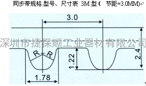 优质橡胶同步带/3M-5M-8M-14M型同步带轮