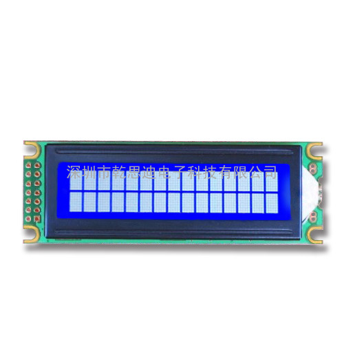 16x2字符点阵LCD液晶模块蓝底白字