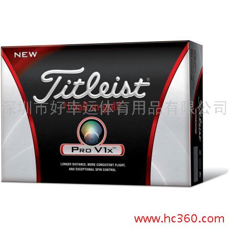 供应高尔夫用品、Titleist PRO V1X高尔夫球	                  			