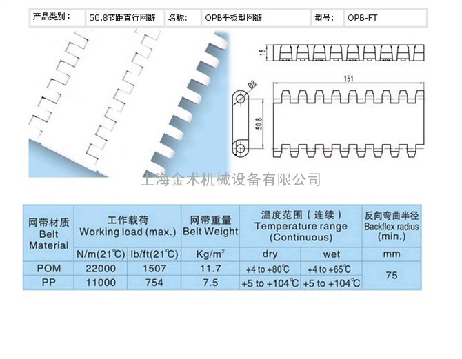 OPB模块网带链