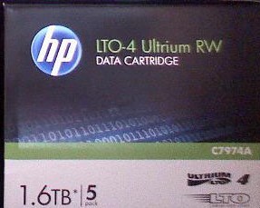 全新正品 惠普HP C7974A LTO4 数据磁带 800/1.6T