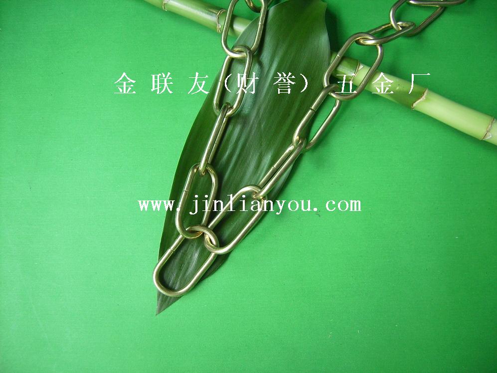 铜焊口灯饰链，铜焊口链