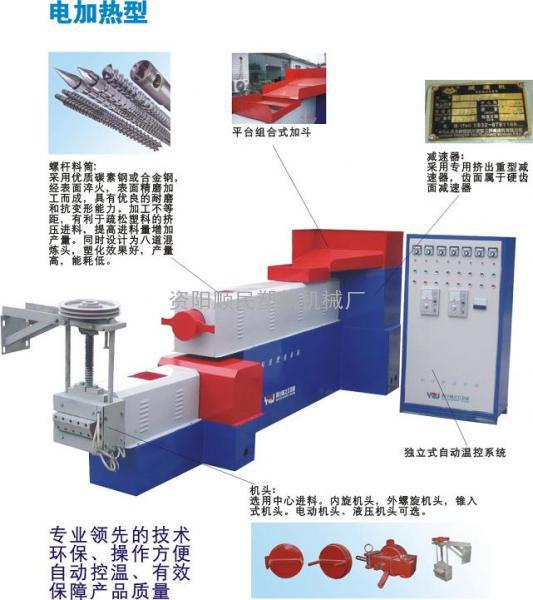 电加热型塑料颗粒机