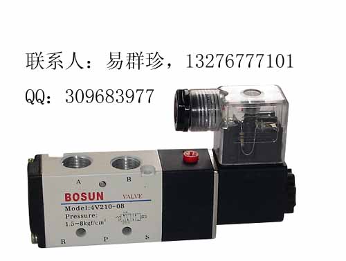 4V210-08/4V310-10/4V410-15电磁阀亚德客型二位五通