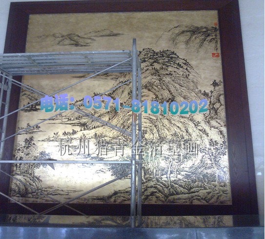 杭州猎青金箔画生产厂家, 金箔画有限公司