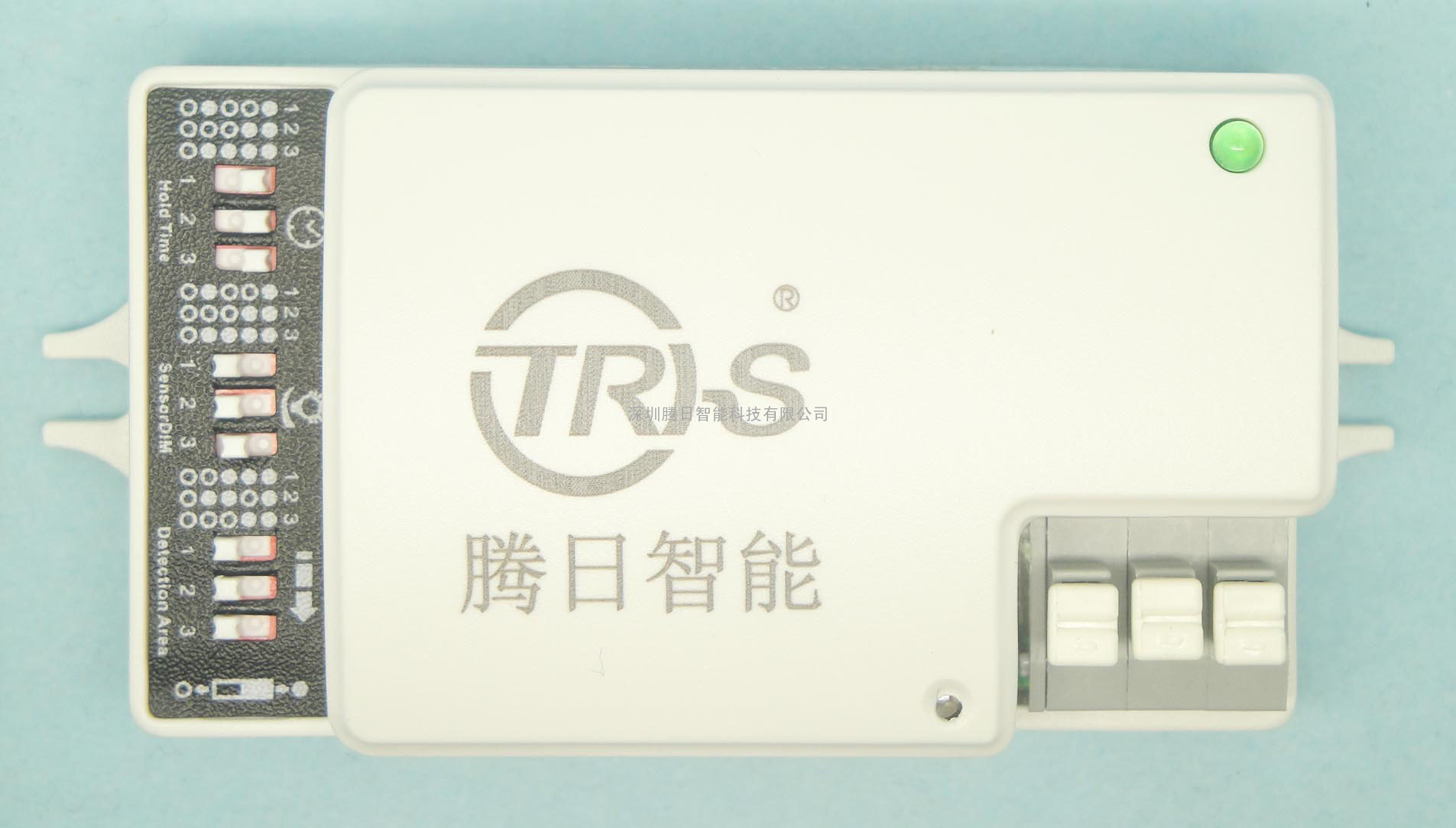 深圳腾日智能TR-DIM001，人体微波感应器，感应开关，感应调光器，ATM微波传感器，地下车库智能