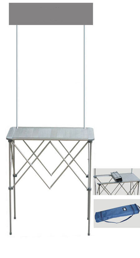 全铝促销台;铝折叠桌
