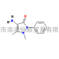 二甲基-2-苯基-4-氨基-3-吡唑酮;4-氨基安替比林|CAS:83-07-8