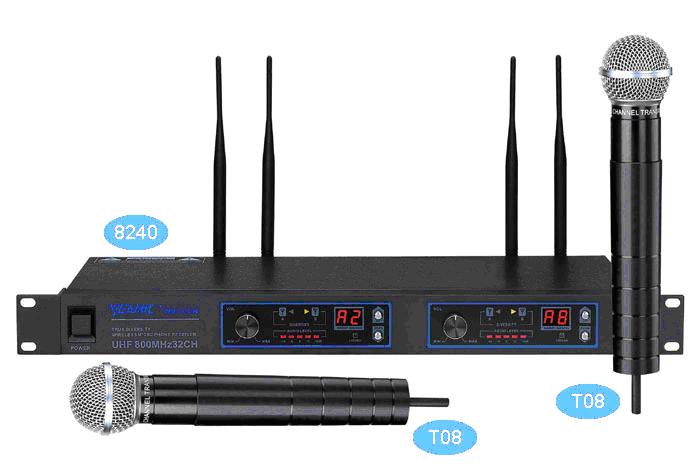 西安797亿歌WMS- 8240 真分集无线麦克风系统