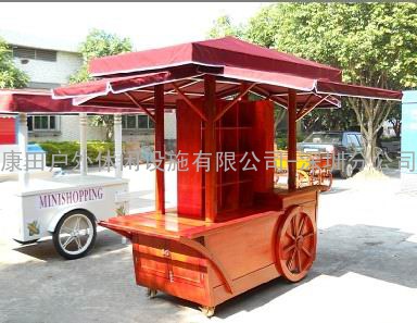 木制售货车、广州售货车、景区外卖车、商业广场售货车