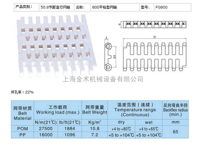 800型模块网带