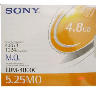 索尼MO光盘 1.3G，2.3G，5.2G，9.1G，4.8G 行货批发