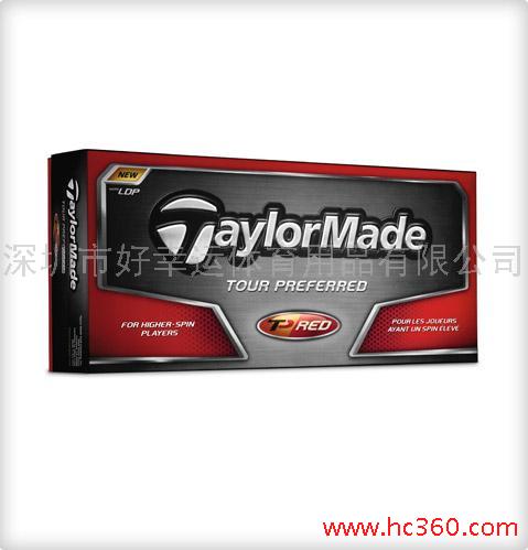 供应高尔夫用品、Taylormade TP RED 高尔夫球	                  	