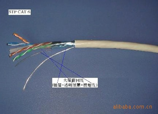 阿威普 六类全铜大屏蔽网线 全铜网线 0.56线芯