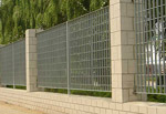 球节点栏杆结构钢格板围栏