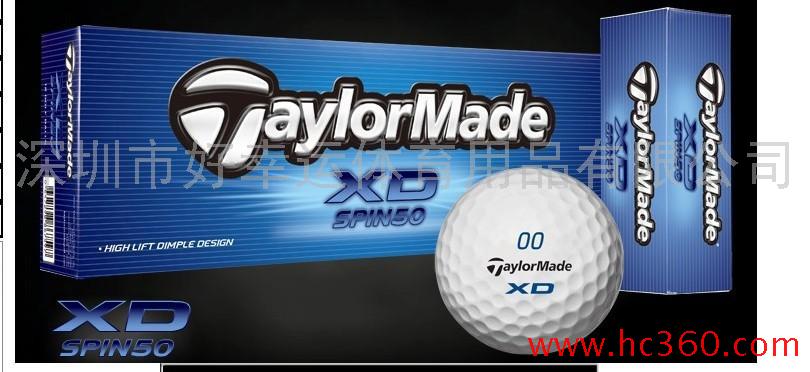 供应高尔夫用品、Taylormade XD SPIN50高尔夫球	                 