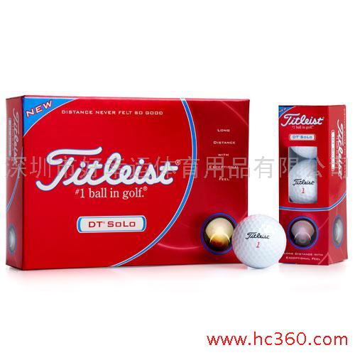 供应Titleist DT SOLO高尔夫球	                  							