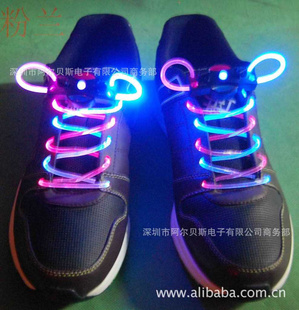 【厂家直销】劲爆潮流LED高亮发光鞋带  闪光鞋带 热销中。。