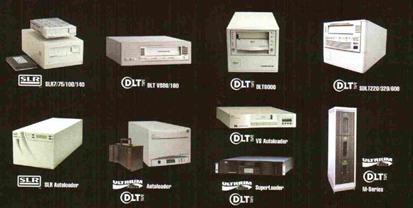 老旧磁带机，Exabyte、SONY、HP、昆腾、IBM磁带机维修