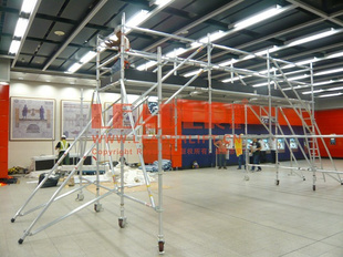 铝合金塔架系统 维修安装检修架 高空检修平台脚手架