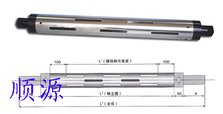 键条式气胀轴