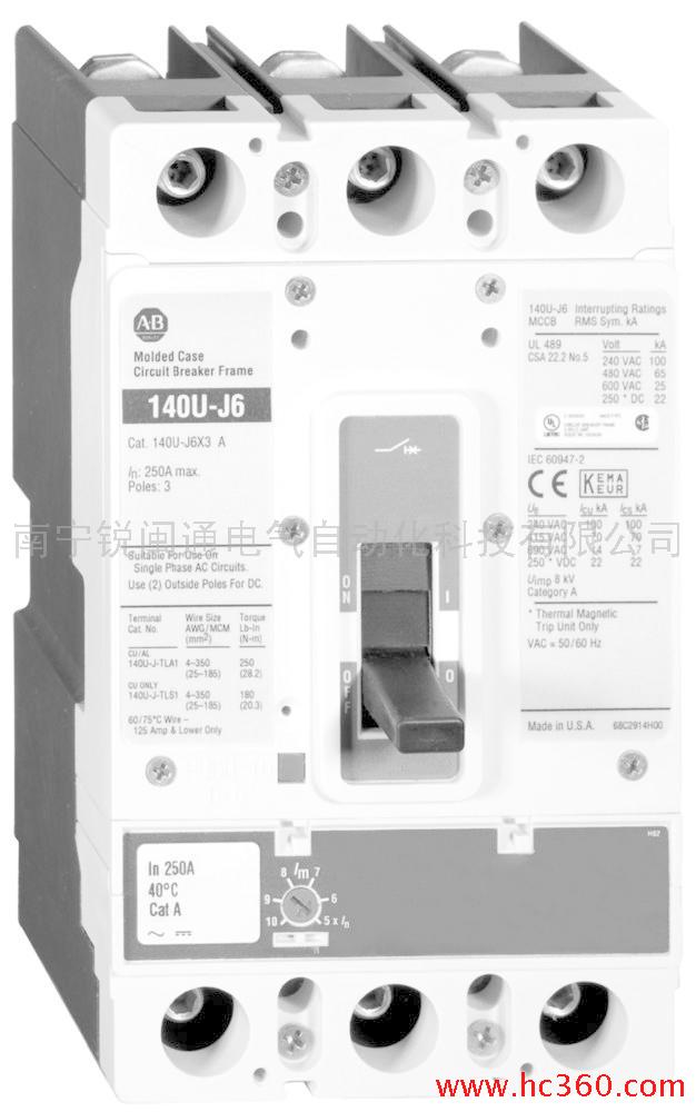 供应广西 代理 现货 A-B 断路器140UJ系列140UI3C3C15