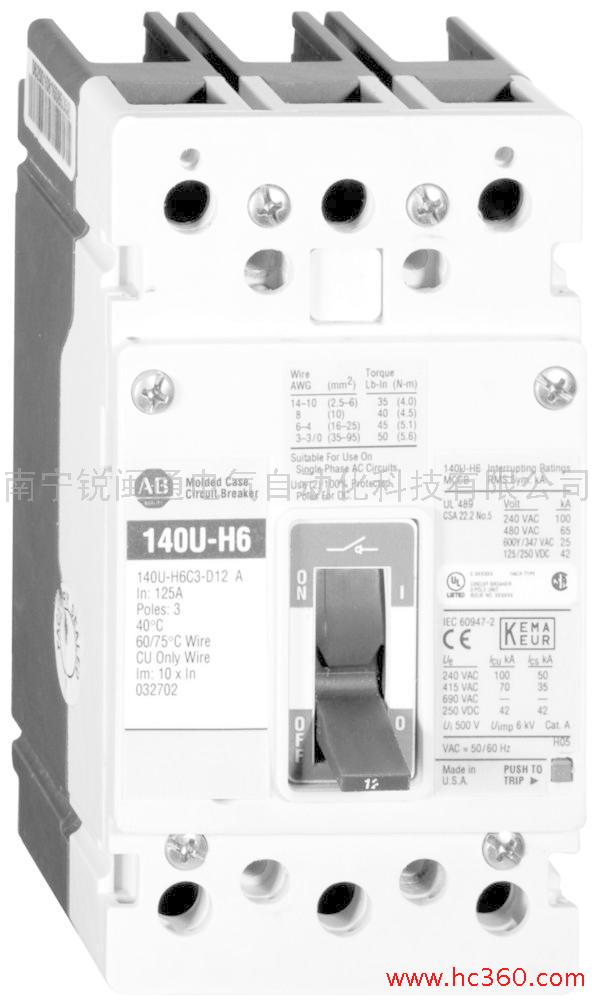 供应广西 代理 现货 A-B 断路器140UH系列140UG2C3C30