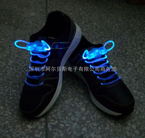 超亮款 颜色外壳发光鞋带 七彩发光鞋带 LED发光鞋带 热销中。。