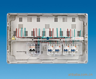单相四位防盗电表箱电子式（上下结构）