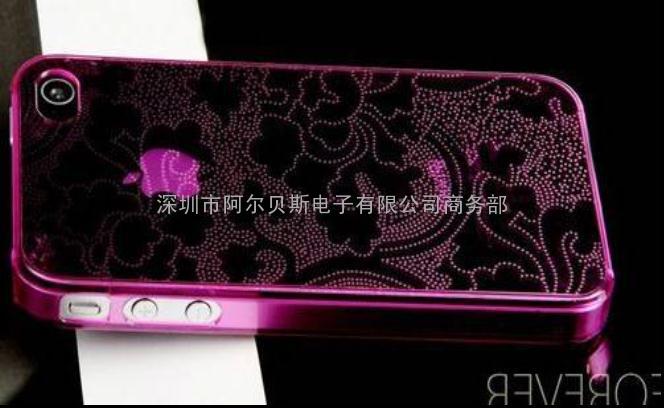 （精品）经典时尚0.4毫米超薄超韧性iphone4保护套（祥云系列