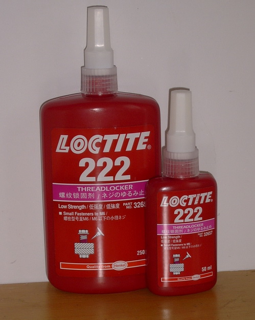 LOCTITE/乐泰222胶水乐泰222螺纹锁固胶/低强度/触变性