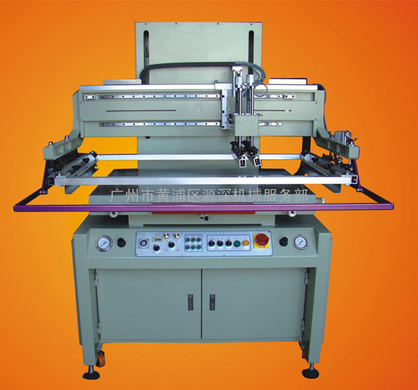 半自动精密平面丝网印刷机yc-6080