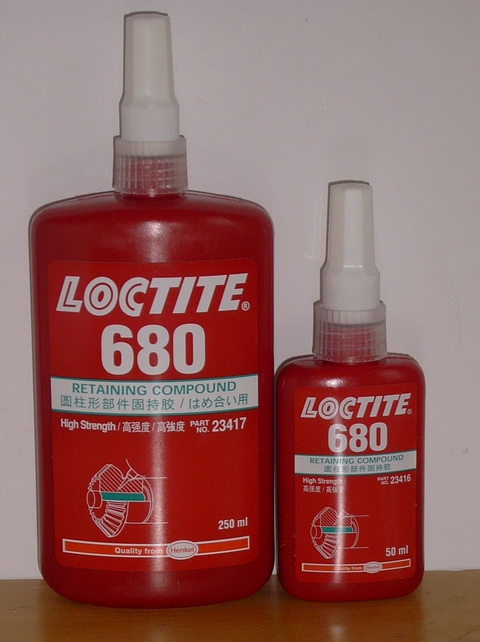 LOCTITE/乐泰680胶水/乐泰680厌氧胶//圆柱形固持胶/高强度