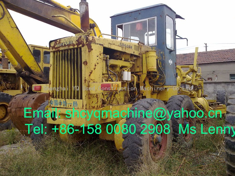 komatsu gd605 grader,gd605r komatsu motor grader