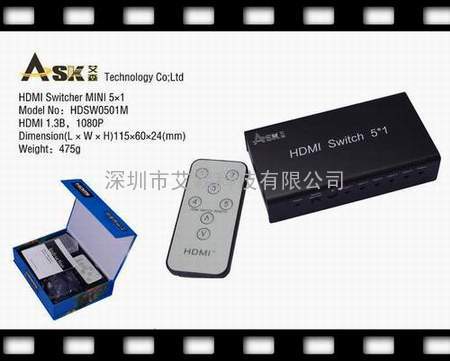 自信供应：HDMI5切1切换器-ASK郭超