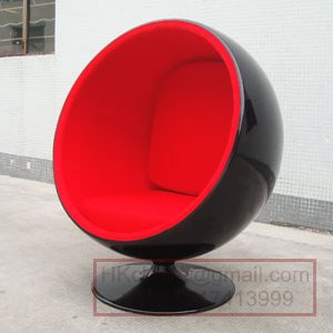 球椅(BALLCHAIR)-玻璃钢太空椅-蛋椅(Eero Aarnio)  球椅(中盈家具:王小姐,