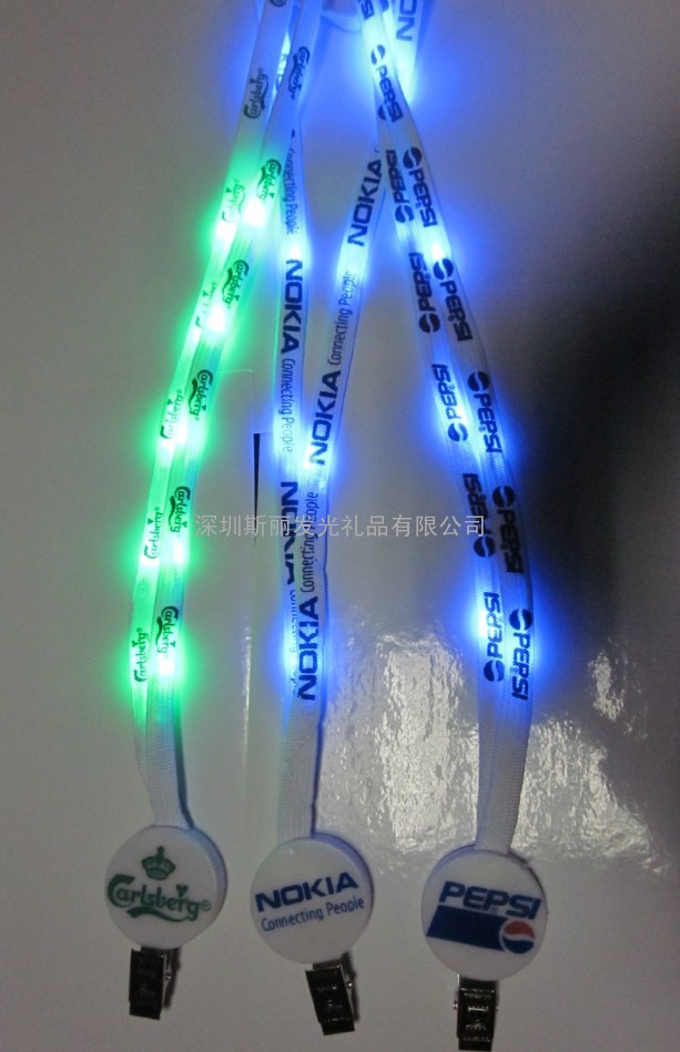 LED Flashing lanyard led织带