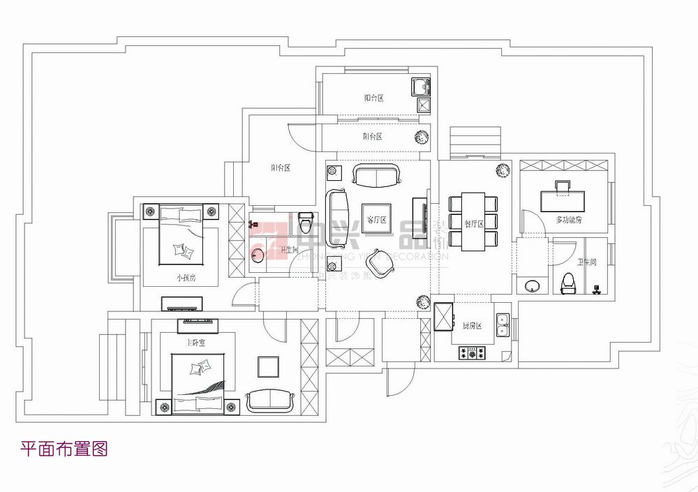 【无锡中兴一品】万科魅力户型装饰设计