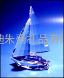 水晶船模型