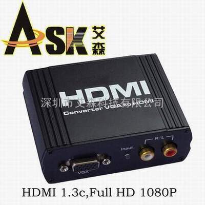 HDMI转VGA，VGA转 HDMI，hdmi converter