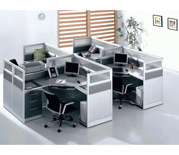 办公空间设计|办公室屏风隔断摆放设计|办公家具