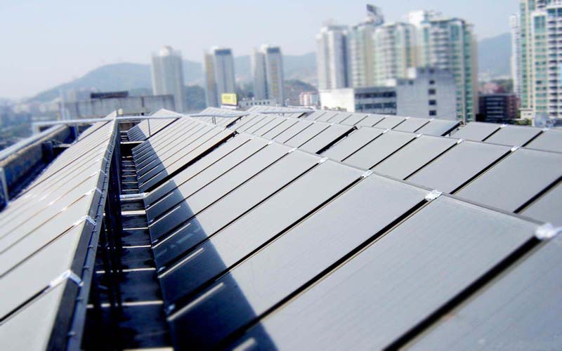 平板式集中供热水型太阳能热水系统