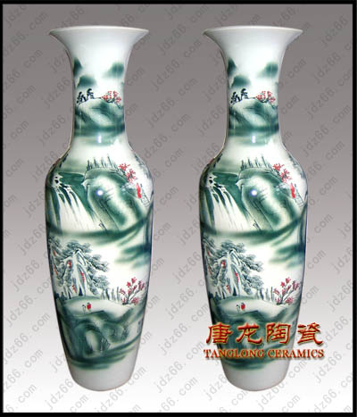 陶瓷大花瓶装饰品陶瓷大花瓶