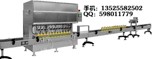 全自动食用油灌装线 油类灌装生产线 植物油灌装机