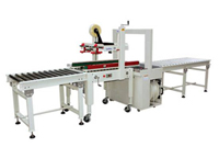 Combination of automatic weighing packaging machin